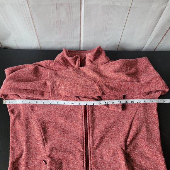 Duluth Trading Co Women’s M Full Zip Lightweight Jacket, Heather Red, Like New - Picture 6 of 7